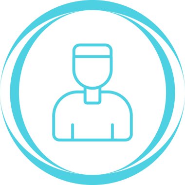 İnsan simgesinin vektör illüstrasyonu