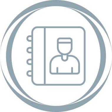 kitap simgesi vektör illüstrasyonu