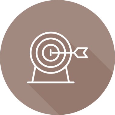 hedef simge, vektör illüstrasyonu