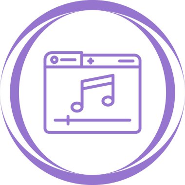 Oyuncu. Web simgesi basit tasarım