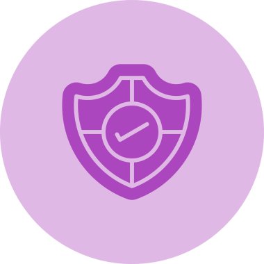 kalkan ağ simgesi basit tasarım