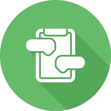 Tek bir izole simgenin vektör illüstrasyonu