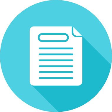 kağıt simgesi soyut arkaplanda izole edildi