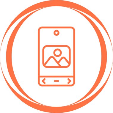 hareket eden telefon vektör çizim