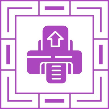 Modern bir simgenin vektör illüstrasyonu