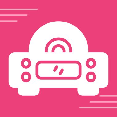 radyo simgesi tasarımı, vektör illüstrasyonu