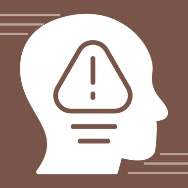 beyin başı düz simgesi