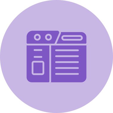Kitap. Web simgesi basit illüstrasyon