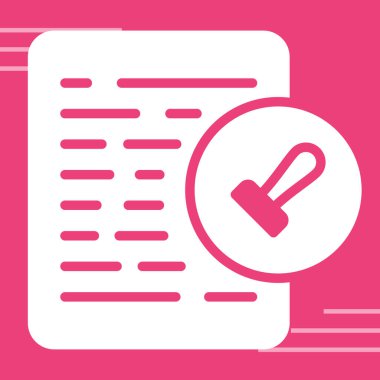 belge dosya simgesi, vektör illüstrasyonu