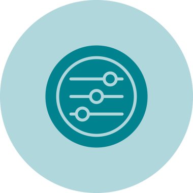 Benzersiz web çizgisi vektör simgesi