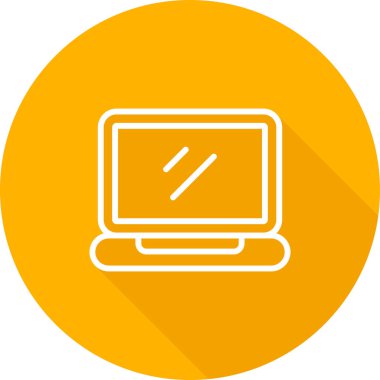 bilgisayar ekranı simgesi, vektör illüstrasyonu