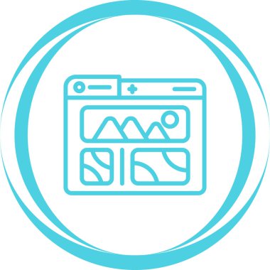 fırın simgesi modada izole edilmiş arka plan