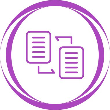 Dosya simgesinin vektör illüstrasyonu