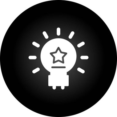 Fikir simgesi vektör illüstrasyonu