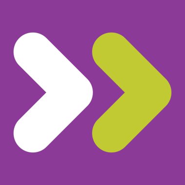 Projeniz için doğru yön ok simgesi