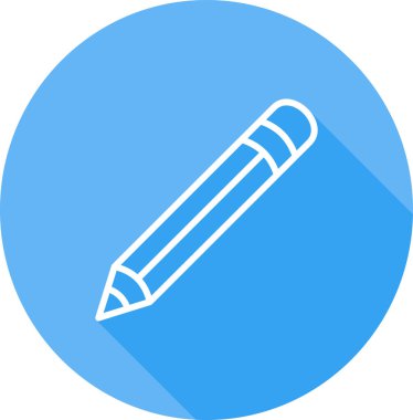 Kalem. Web simgesi basit illüstrasyon