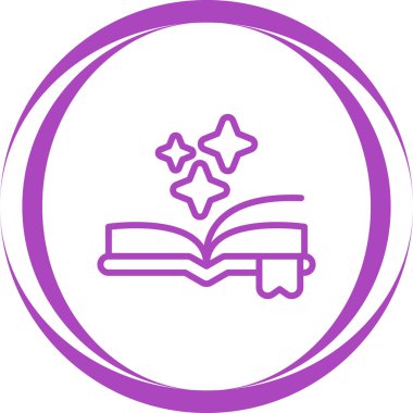 kitap simgesi, vektör illüstrasyonu