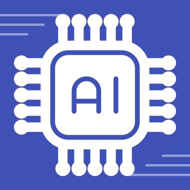 Moda biçimi izole edilmiş arkaplanda yapay zeka simgesi