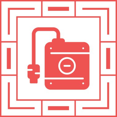 Benzin istasyonu vektör simgesi