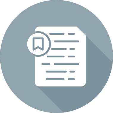 Dosya vektör simgesi modern basit vektör illüstrasyonu