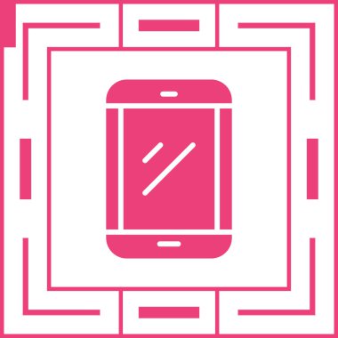 Cep telefonu simgesinin vektör simgesi