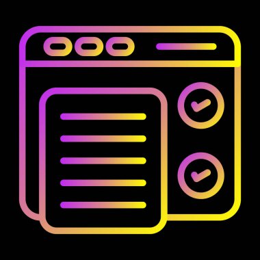 belge simgesi vektör illüstrasyon tasarımı