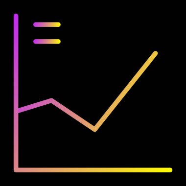 grafik simgesi, basit vektör illüstrasyonu