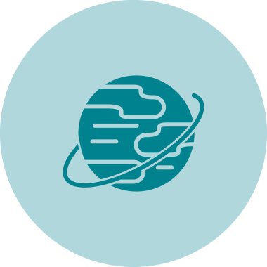 Gezegen simge vektör çizim