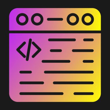 belge simgesi, vektör çizimi