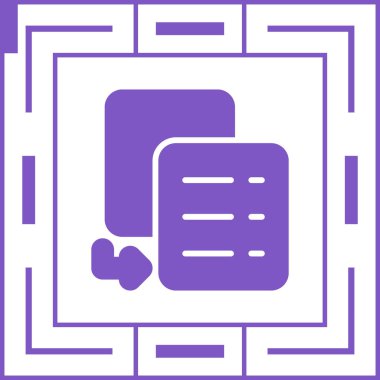 Dosya. Web simgesi basit illüstrasyon