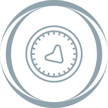 Pusula simgesinin vektör illüstrasyonu