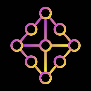 İş ve finans simgesinin vektör illüstrasyonu