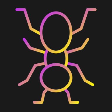 Gökkuşağı gradyan çizgisi, güneş ve kolları vektör çizimi ile mutlu bir adamın karikatürünü çiziyor.