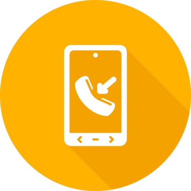 Telefon simgesi vektör illüstrasyonu