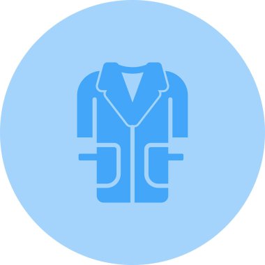 Ceket simgesinin vektör illüstrasyonu