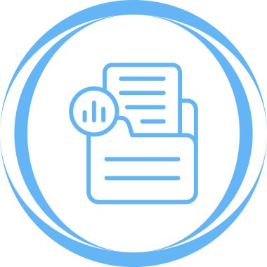 Belge. Web simgesi basit illüstrasyon