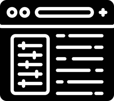 belge simgesi. Basit resimleme