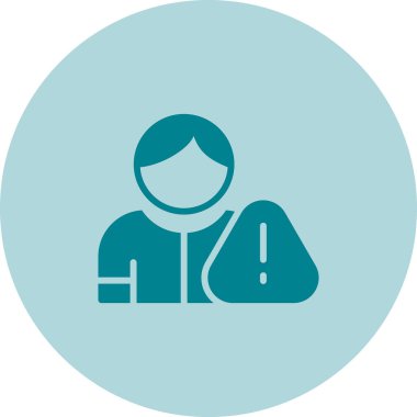 Maskeli bir kadının vektör çizimi