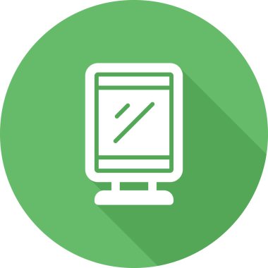 Bilgisayar. Web simgesi basit illüstrasyon