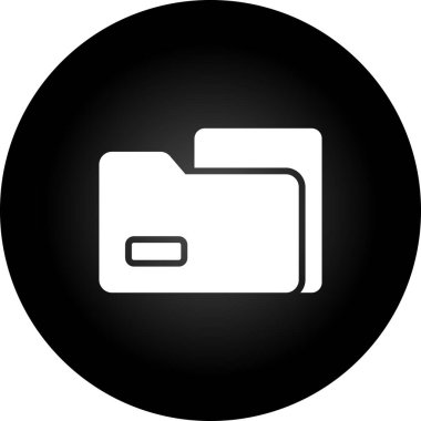 Klasör web simge vektör çizim