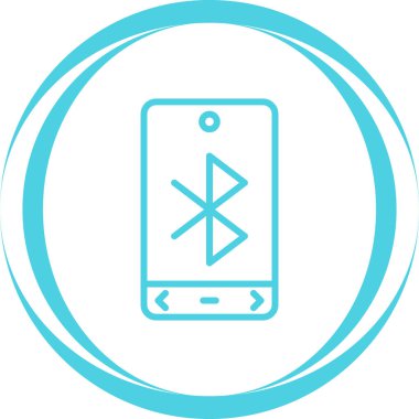 Modern b 'nin vektör illüstrasyonu simge unsurundan yoksun. akıllı telefon