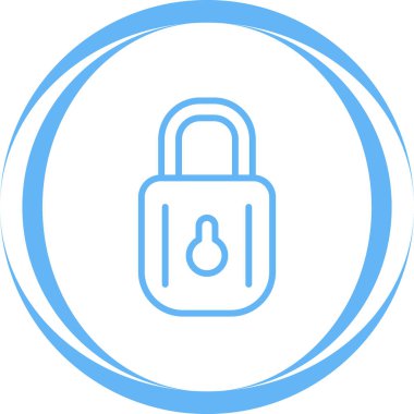 ikon vektör illüstrasyonunu kilitle