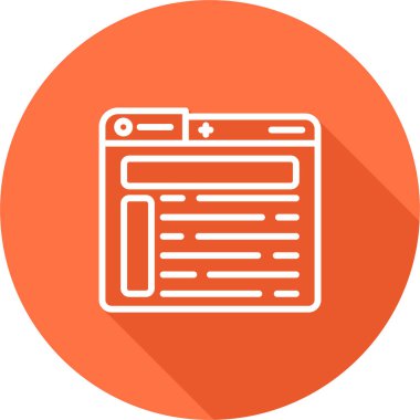 gazete simgesi vektör illüstrasyonu