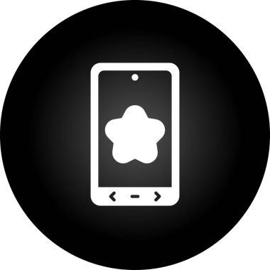 Vektör akıllı telefon simgesi illüstrasyonu