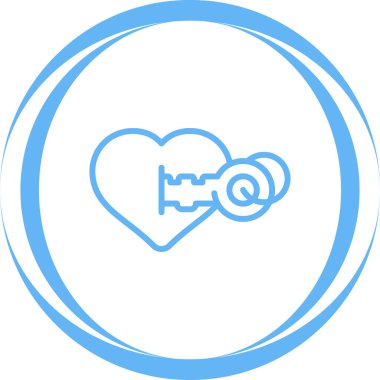 Modern b 'nin vektör illüstrasyonu kalp simgesinden yoksun