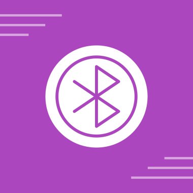 Modern b 'nin vektör illüstrasyonu müzik simgesinden yoksun