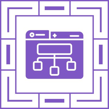 Web simgesi vektör illüstrasyonu