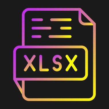 Web sitesi ve mobil için xml gradyan çizgi vektör simgesi. vektör illüstrasyonu