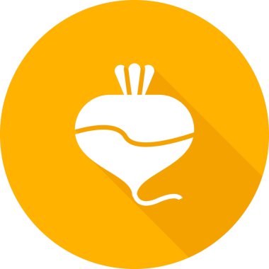 Tavuk simgesinin vektör illüstrasyonu