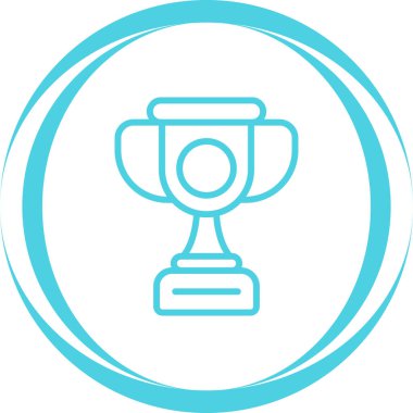 Kupa. Web simgesi basit tasarım